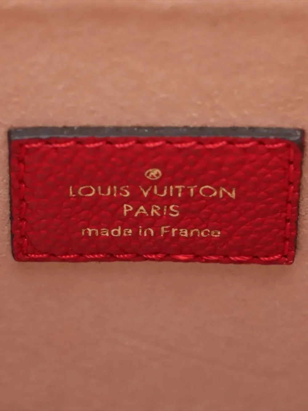 Louis Vuitton Monogram Canvas Tote with Red Trim